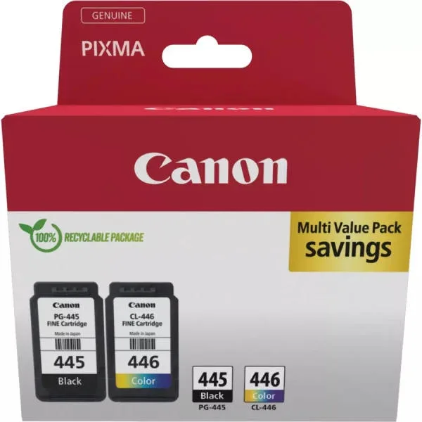 Картриджи Canon PG-445 CL-446 черный цветной набор