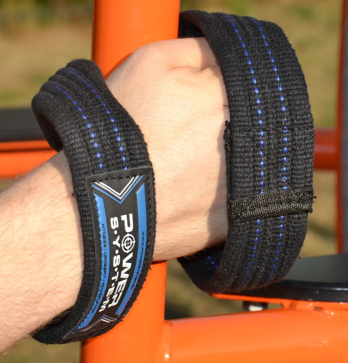 Лямки для тяги Active Point Бавовна S/M Синій