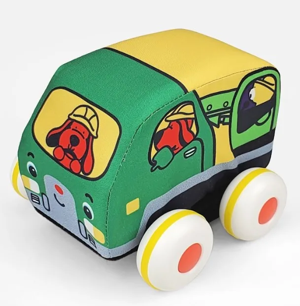 Іграшка Ks Kids Машинки Pull-back 10,5х9,5х10,5 см Пластик Текстиль