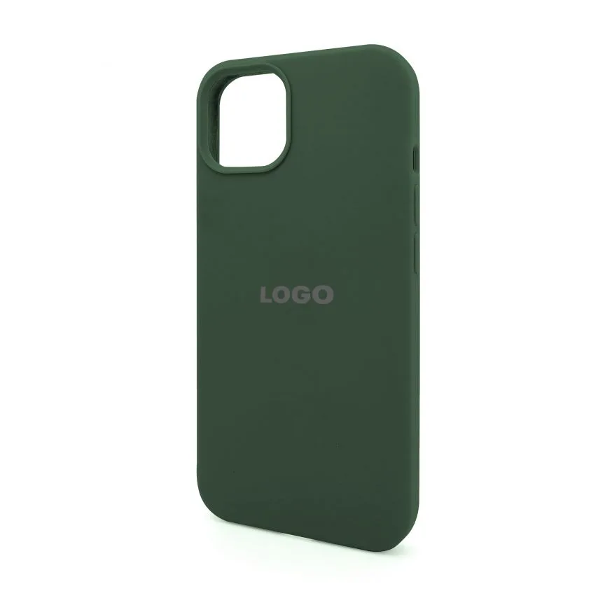 Чохол Silicone Case для Apple iPhone 13 силіконовий зелений
