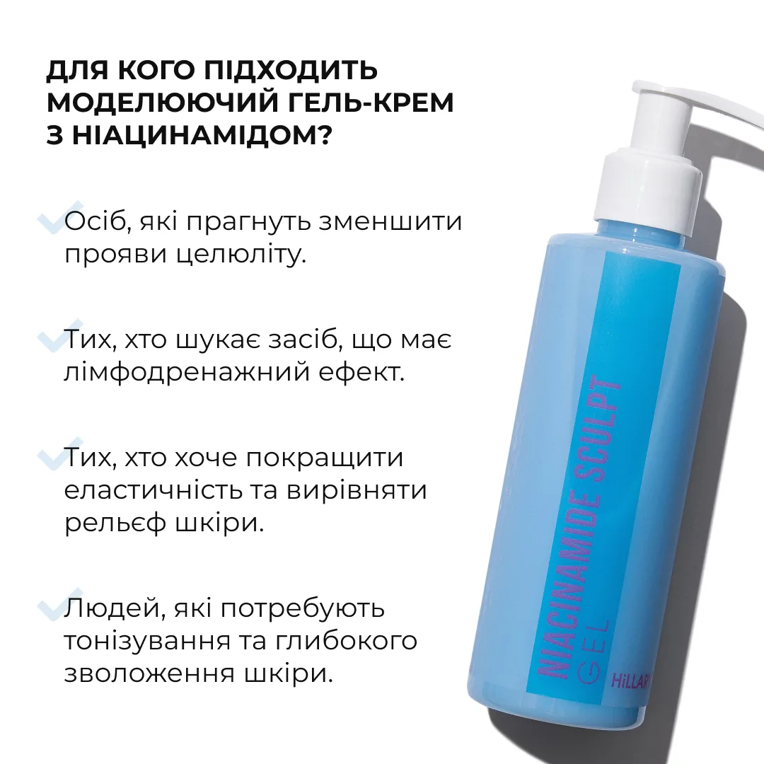 Комплекс для моделювання тіла з Ніацинамідом Hillary Niacinamide Body Sculpting Complex