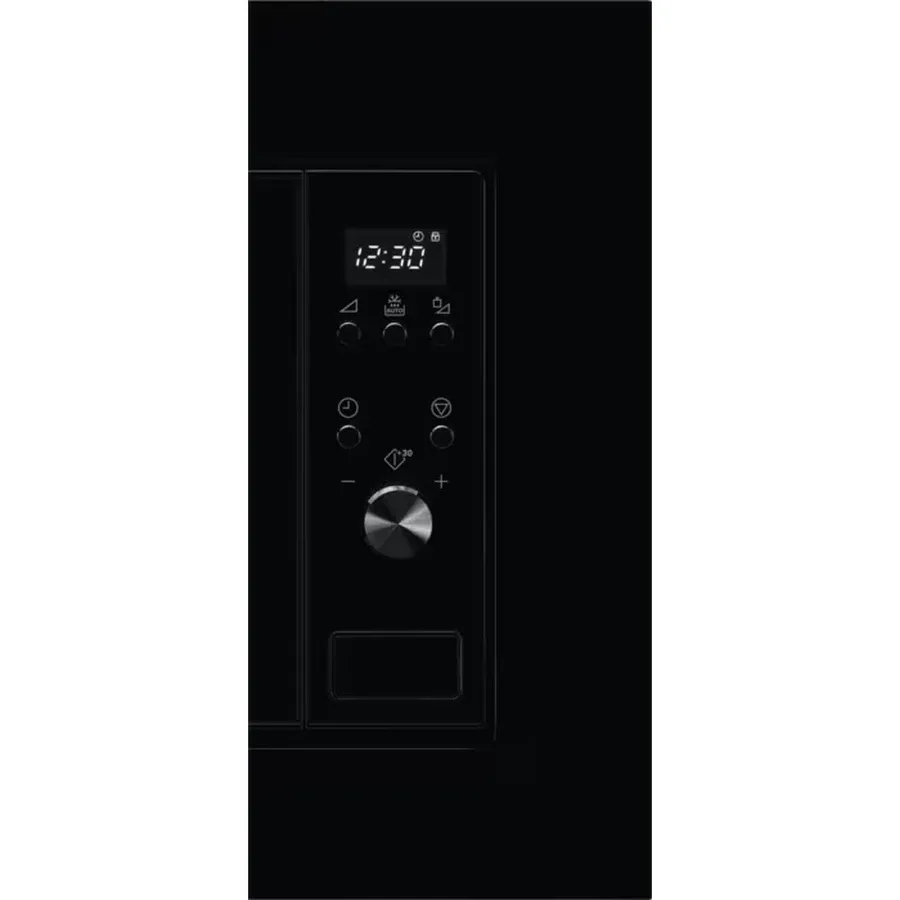 Микроволновая печь Electrolux встроенная 20л электронное управление 700Вт для размораживания и подогрева черная