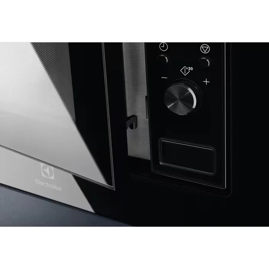 Микроволновая печь Electrolux встроенная 20л электронное управление 700Вт для размораживания и подогрева черная