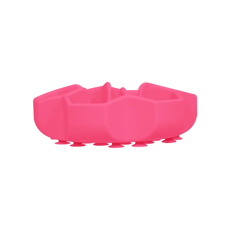 Миска для медленного питания WAUDOG Silicone 450 мл силиконовая 16,6 см розовая