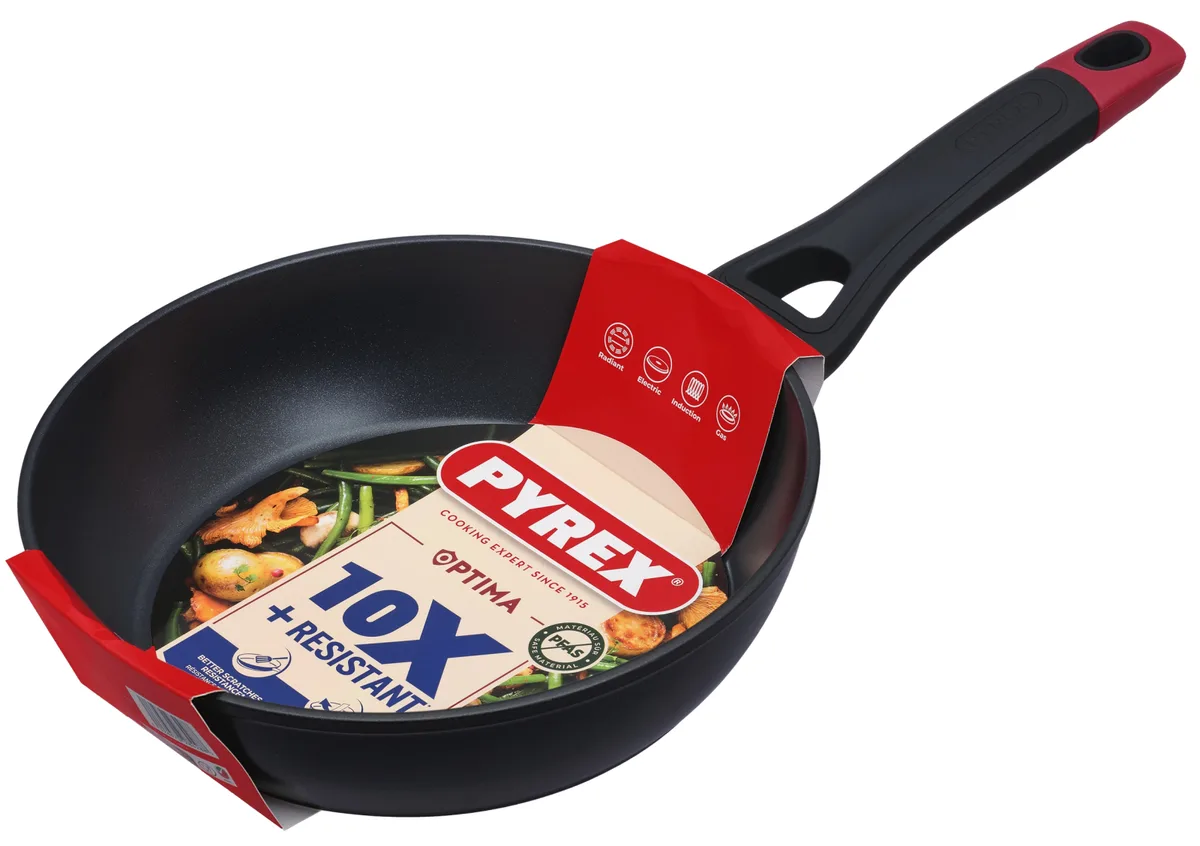 Сковорода Pyrex кований алюміній 24 см чорна