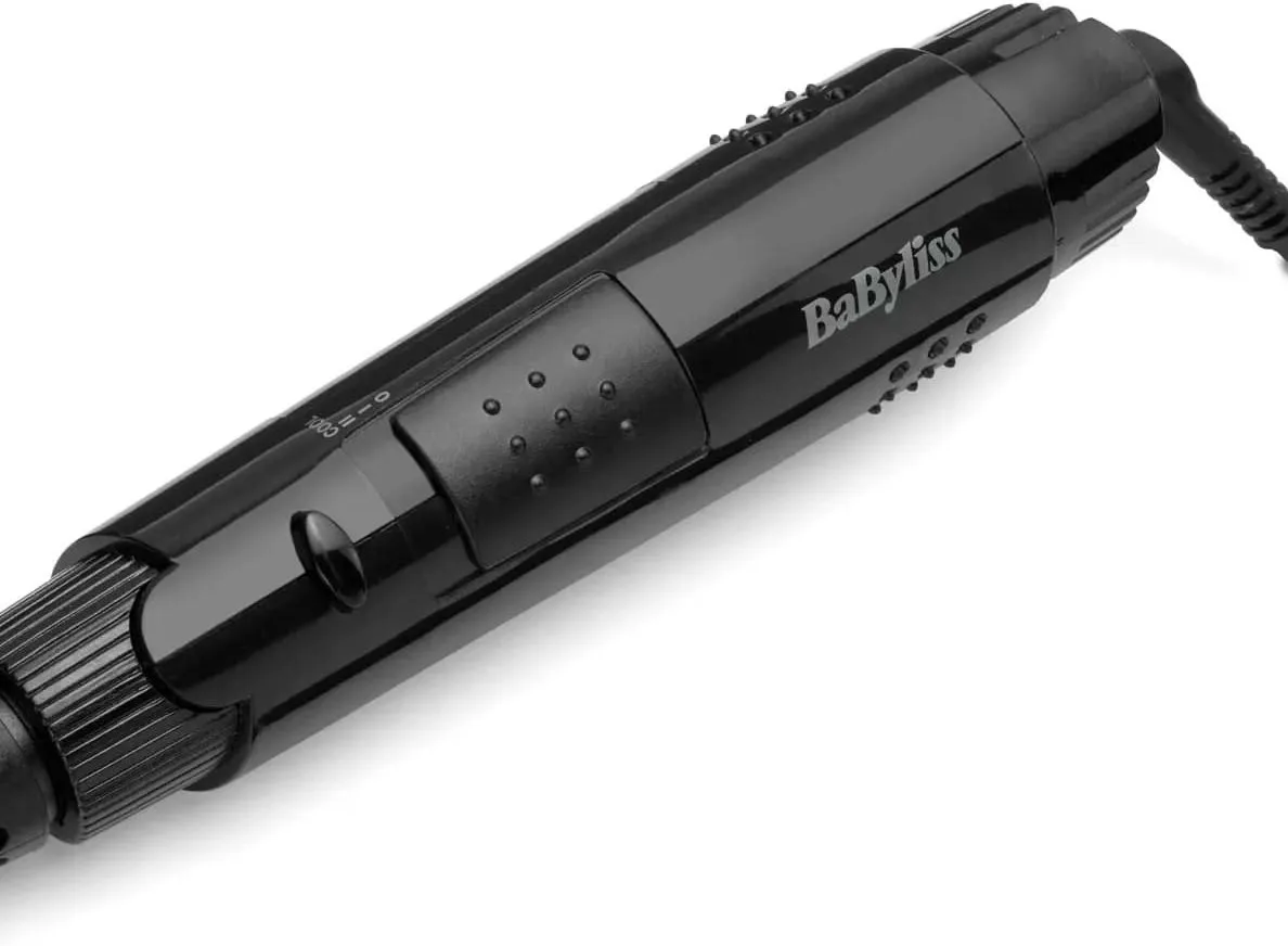 Фен-щетка Babyliss Airsyler Shape, 300Вт, 2 скорости, холодный обдув, 2 насадки, черный