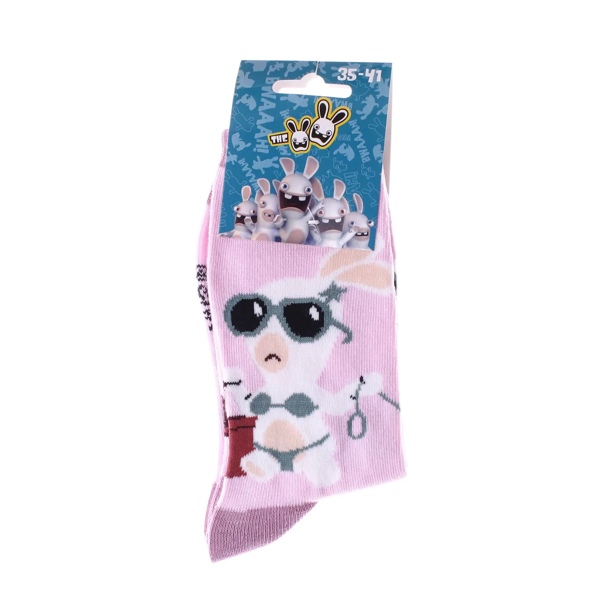 Шкарпетки LAPINS CRETINS 62% хлопок 35-41 розовые