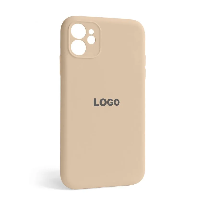 Чохол Silicone Case для Apple iPhone силіконовий закритий золотий