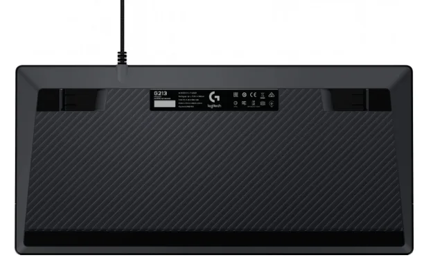 Клавіатура Logitech Дротова Мембранна 113 кнопок 1,8 м Чорна з підсвічуванням