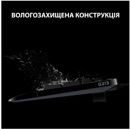 Клавіатура Logitech Дротова Мембранна 113 кнопок 1,8 м Чорна з підсвічуванням