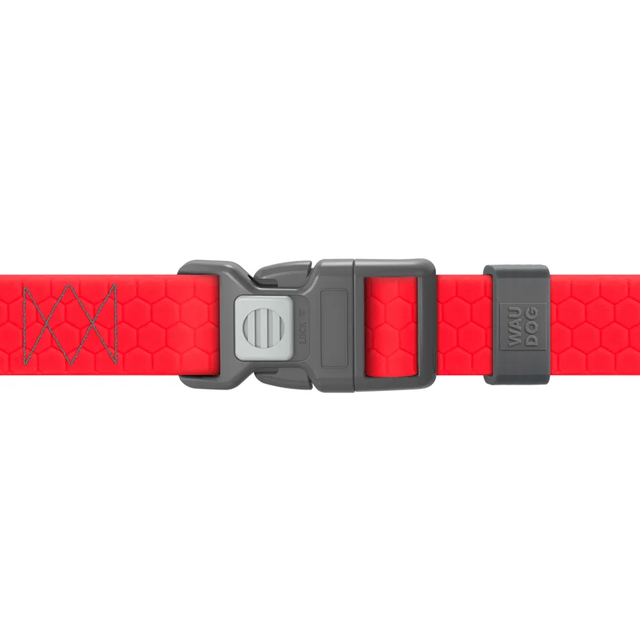 Шлея анатомічна WAUDOG Waterproof Н-подібна 20 мм Collartex М 40-66 см червона