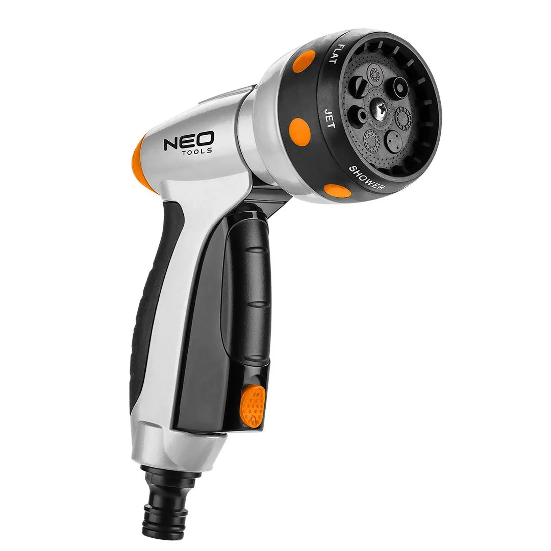 Зрошувач ручний Neo Tools метал 0,306 кг пістолетний 7 функцій