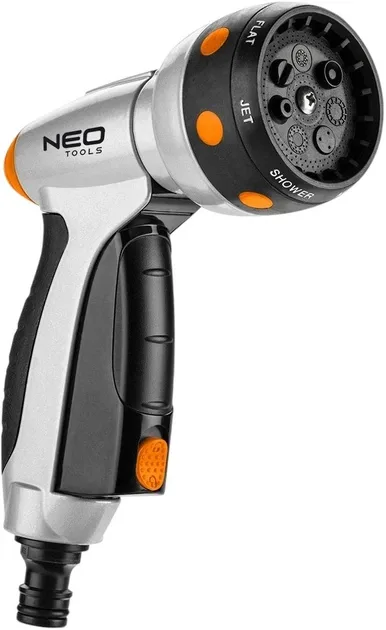 Зрошувач ручний Neo Tools метал 0,306 кг пістолетний 7 функцій