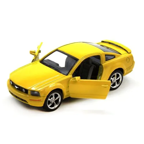 Машинка KINSMART Ford Mustang GT металева з відкриваючимися дверима жовта