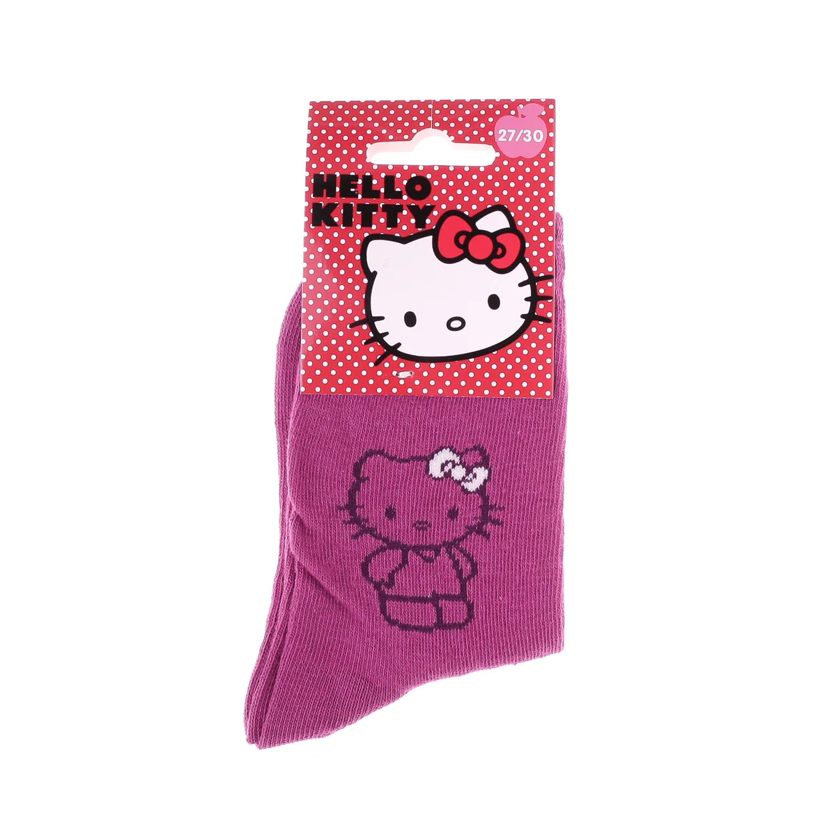 Шкарпетки HELLO KITTY 63% бавовна 27-30 рожеві