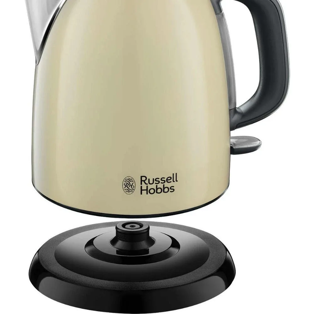 Електрочайник Russell Hobbs Нержавіюча сталь 1 л Бежевий