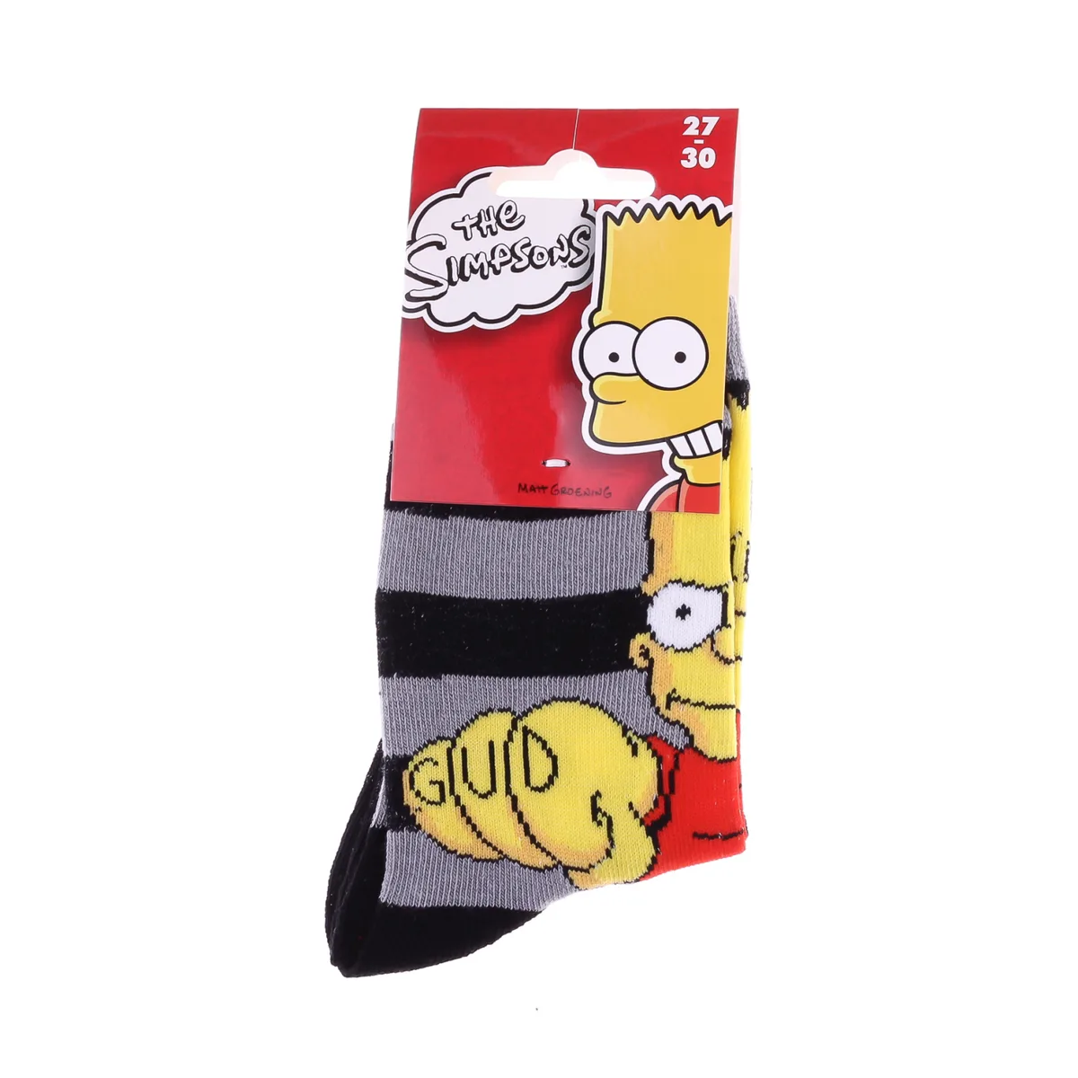 Шкарпетки SIMPSON бавовна 27-30 світло-сірий