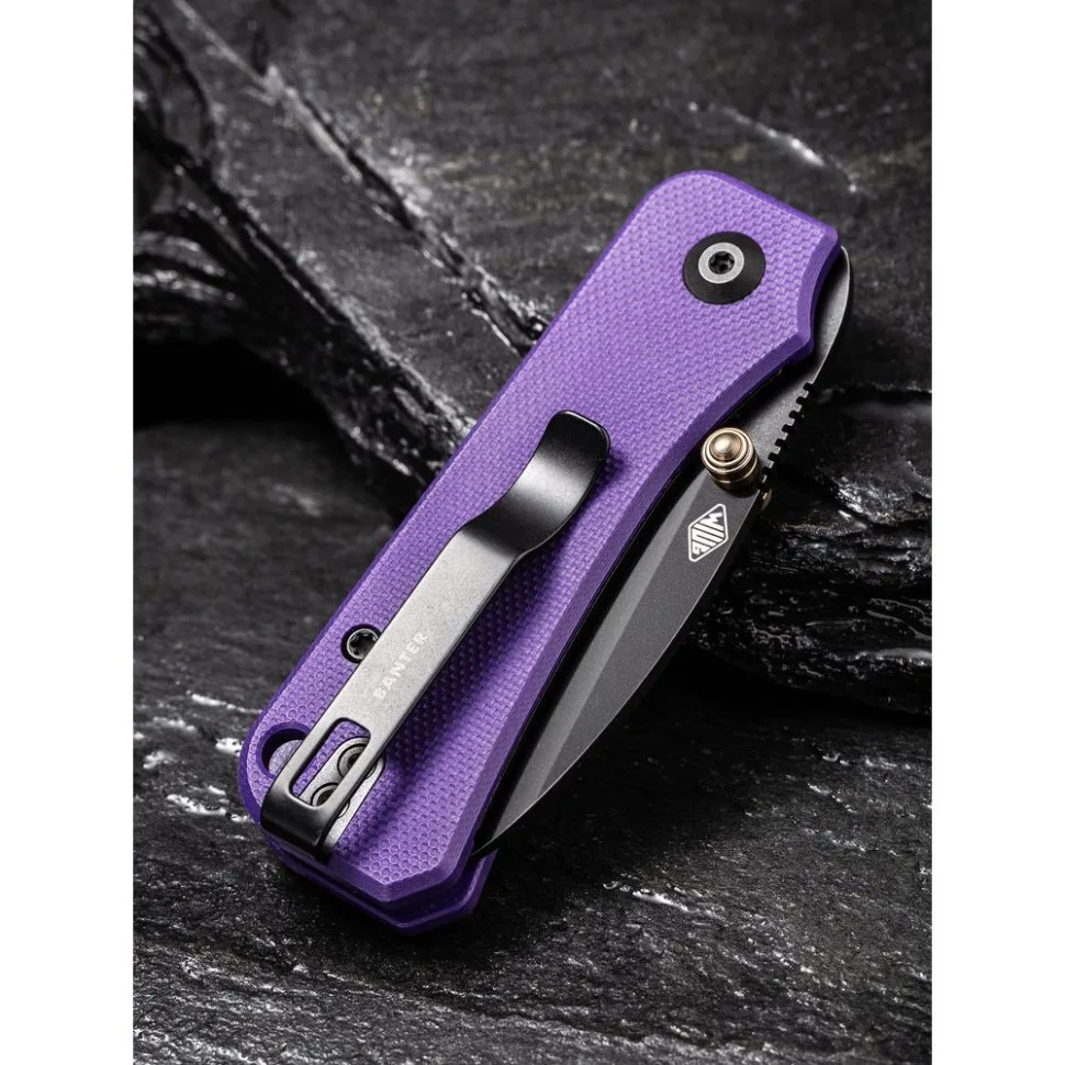 Складаний ніж Civivi Nitro-V 59,4 мм G10 фіолетовий 56,5 г