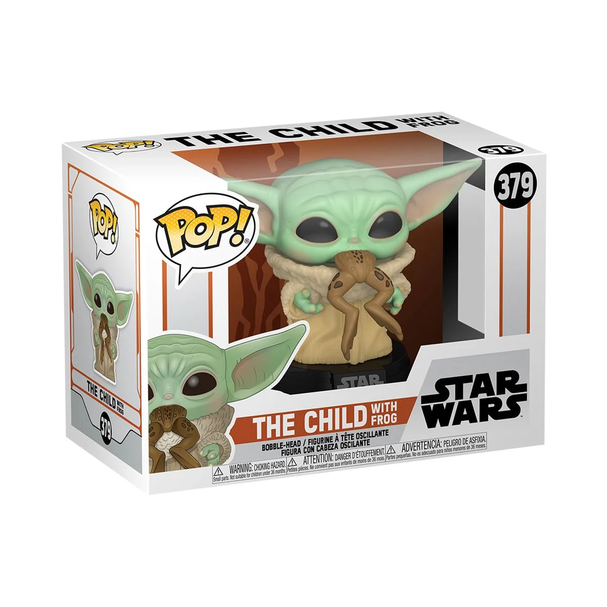 Фігурка Funko POP вініл 10 см Star Wars Mandalorian The Child з жабою