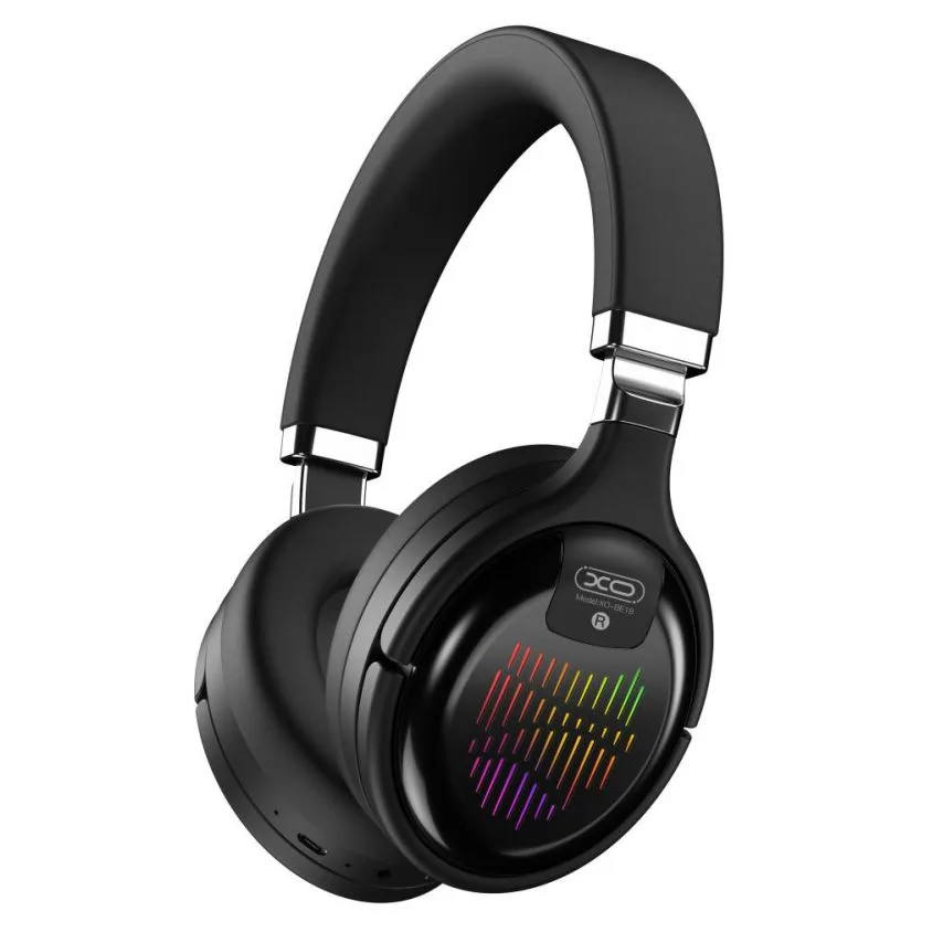 Навушники Bluetooth XO шкірозамінник 40 мм чорні
