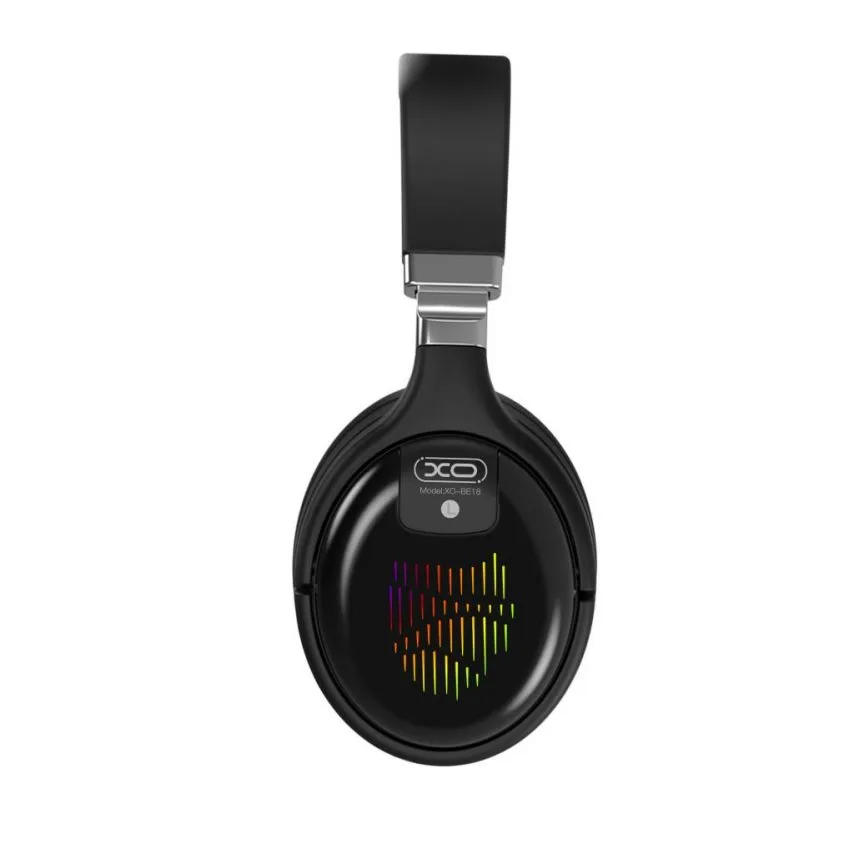 Навушники Bluetooth XO шкірозамінник 40 мм чорні