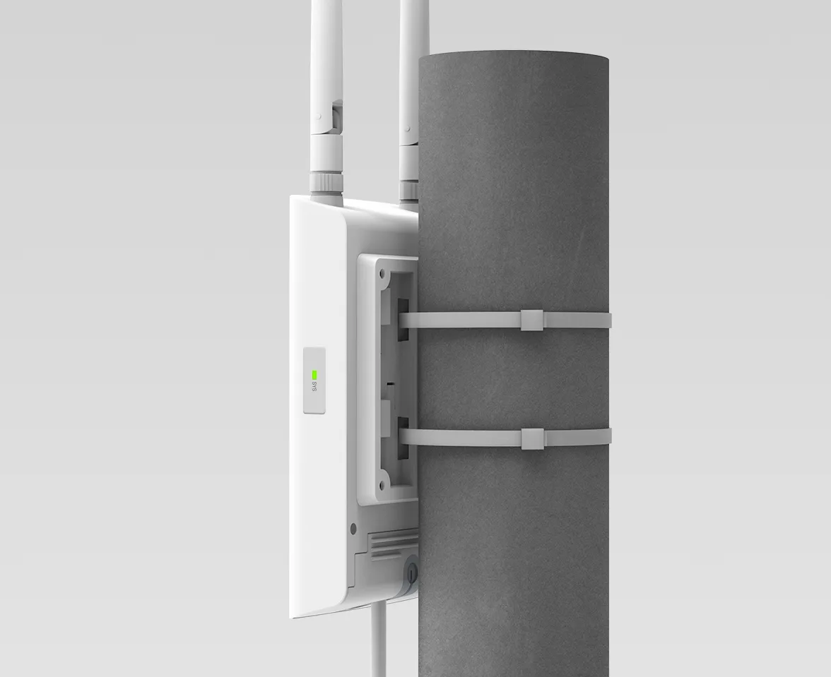 Точка доступа TP-Link внешняя AX1800 2 антенны 300 м PoE черная