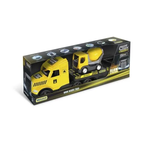 Грузовик з бетономішалкою Technic світлові фари 3 роки 20х27х77 см жовтий