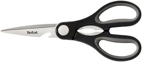 Кухонні ножиці Tefal Comfort, з нержавіючої сталі, пластикові, чорного кольору.