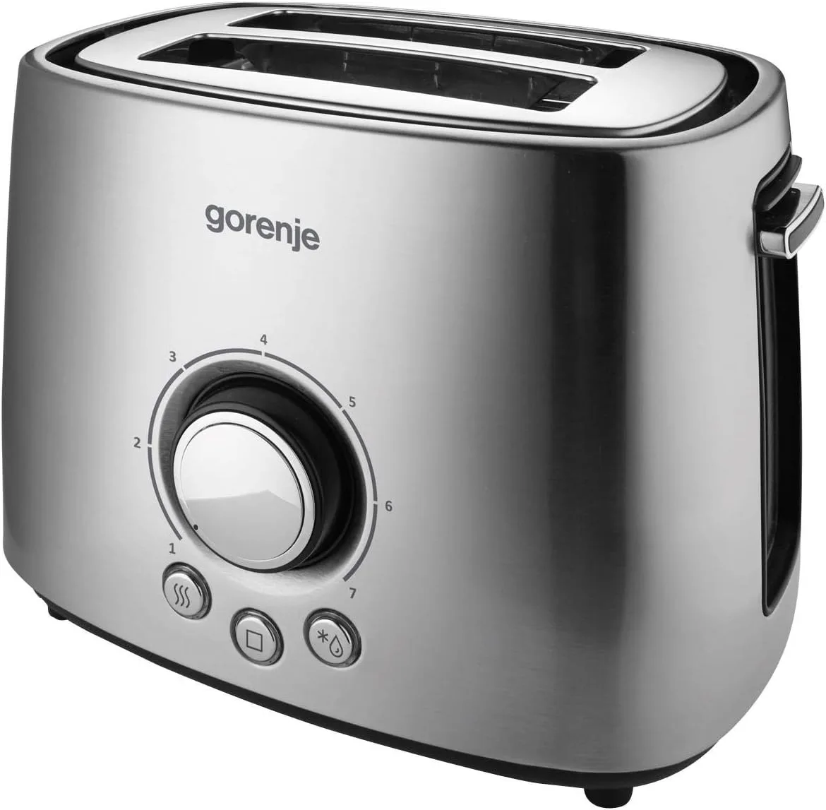 Тостер Gorenje 1000Вт, металевий.