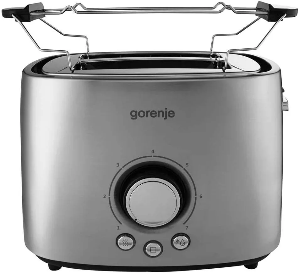 Тостер Gorenje 1000Вт, металевий.