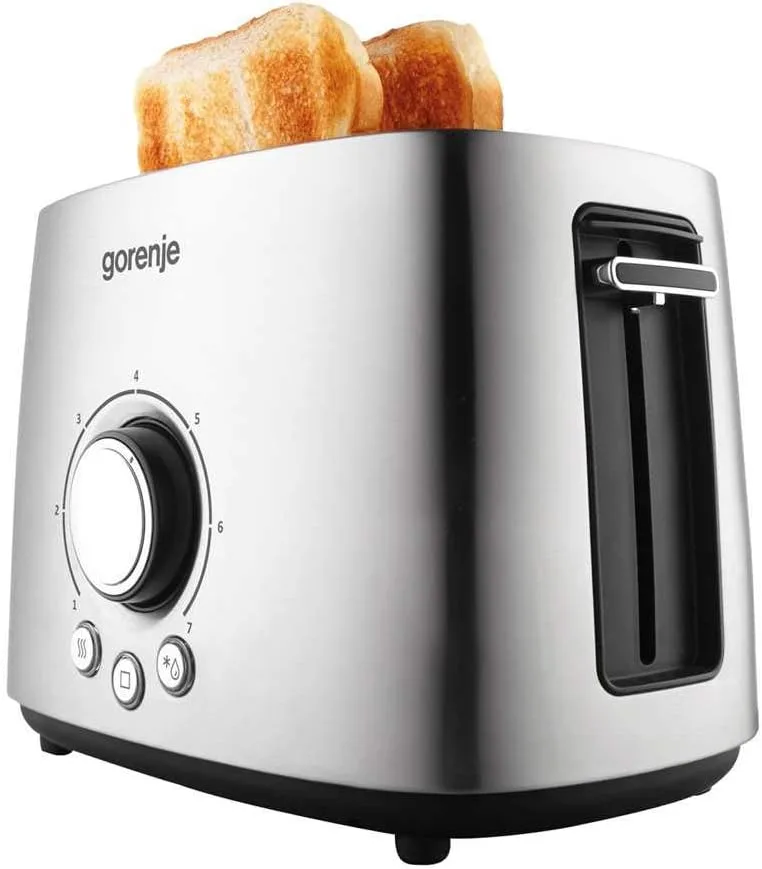 Тостер Gorenje 1000Вт, металевий.