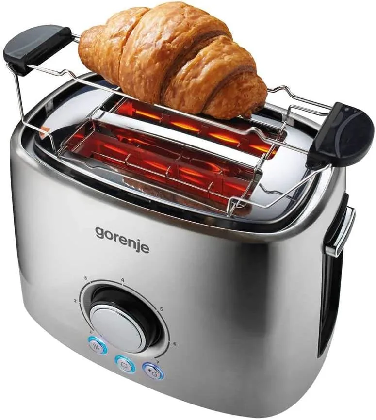 Тостер Gorenje 1000Вт, металевий.