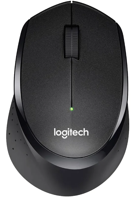Миша Logitech бездротова оптична середня чорна 1000 dpi