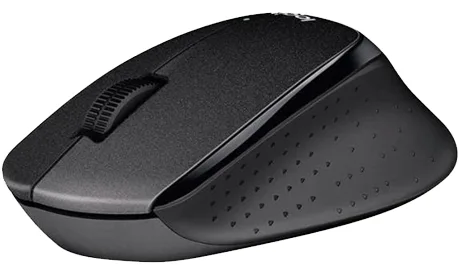 Миша Logitech бездротова оптична середня чорна 1000 dpi