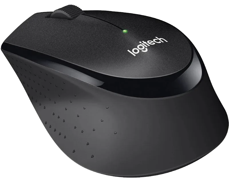 Миша Logitech бездротова оптична середня чорна 1000 dpi