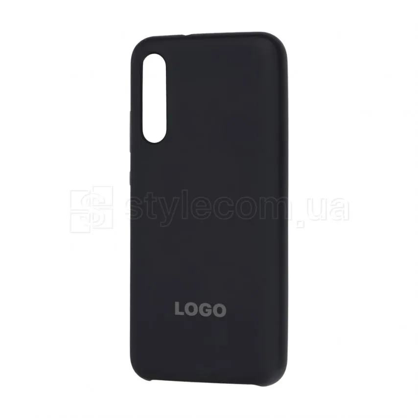 Чохол Silicone для Xiaomi чорний для смартфонів накладка з відкритим низом
