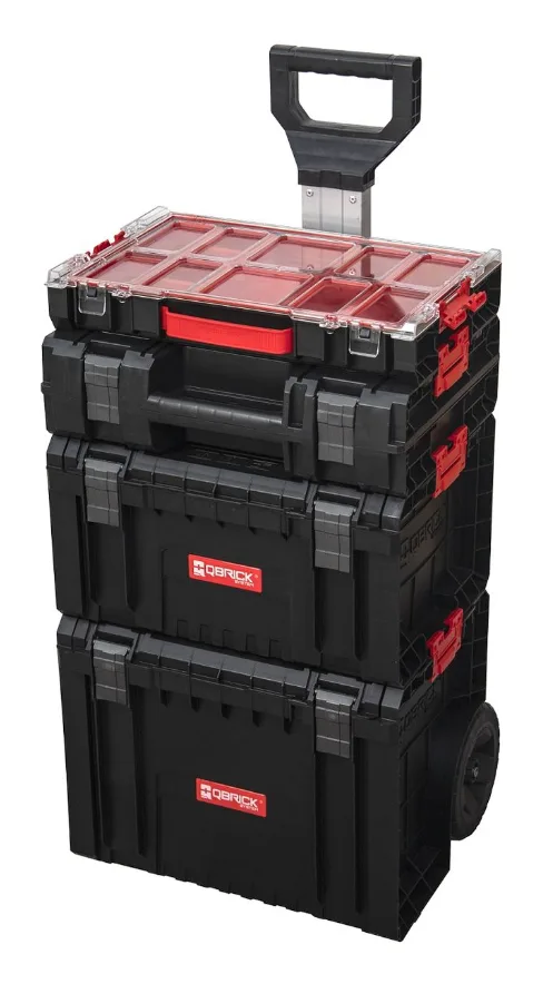 Набір ящиків для інструментів Qbrick пластик 78х38х44 см на колесах