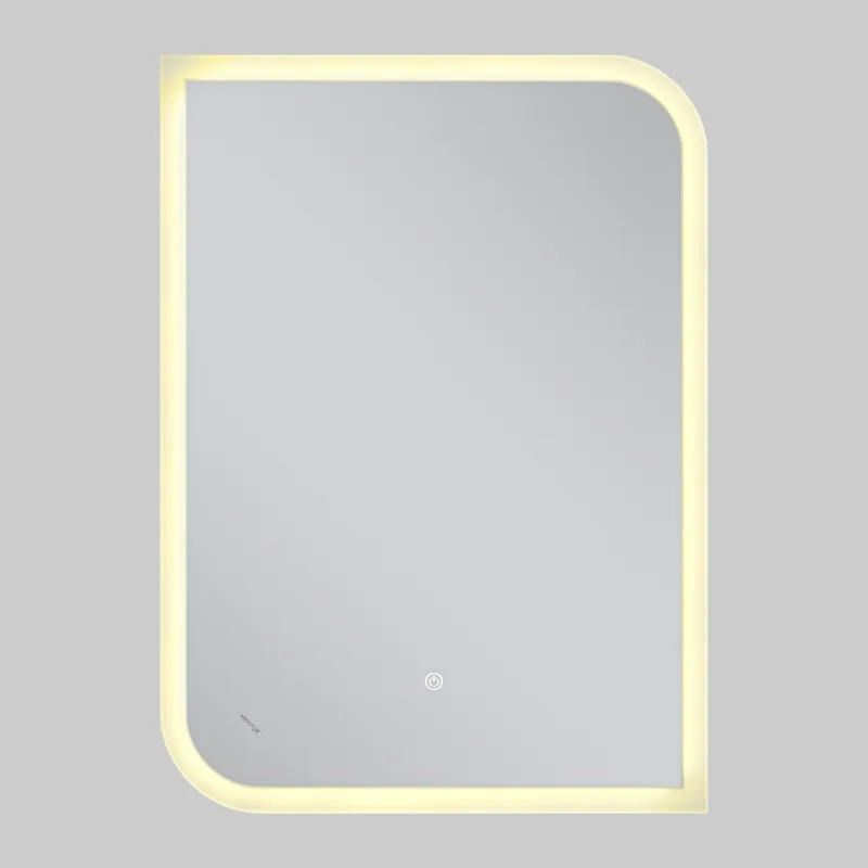 Дзеркало настінне LED MIXXUS BEVEL 90х65 см алюмінієве з димером 2500-6500K