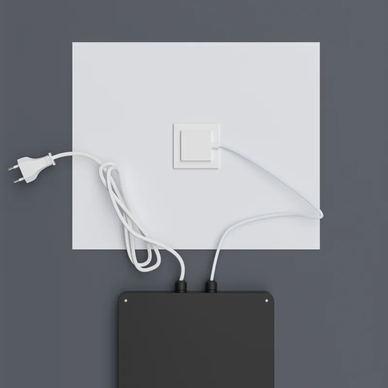 Дзеркало настінне LED MIXXUS BEVEL 90х65 см алюмінієве з димером 2500-6500K