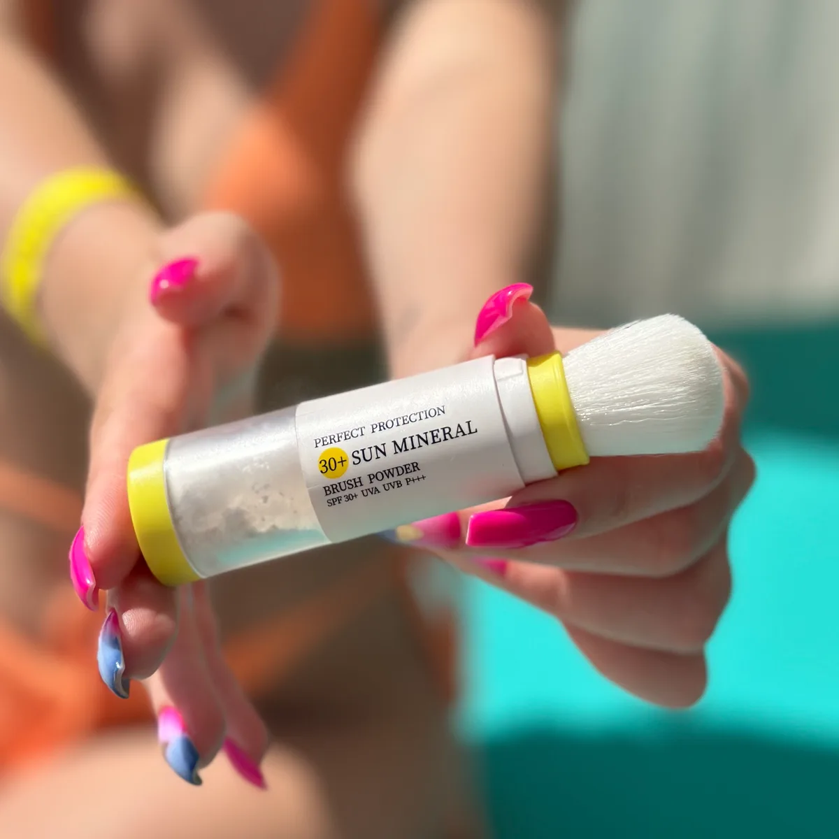Сонцезахисна мінеральна пудра бежева з SPF 30 + Сонцезахисний крем для обличчя SPF 30+