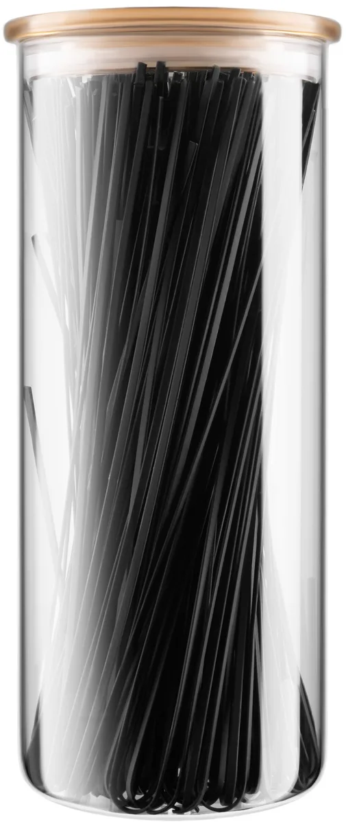 Контейнер для зберігання ARDESTO Fresh 1600 мл, скляний, пластиковий, прозорий.