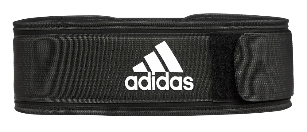 Пояс для важкої атлетики Adidas поліестер XS чорний 62-75 см