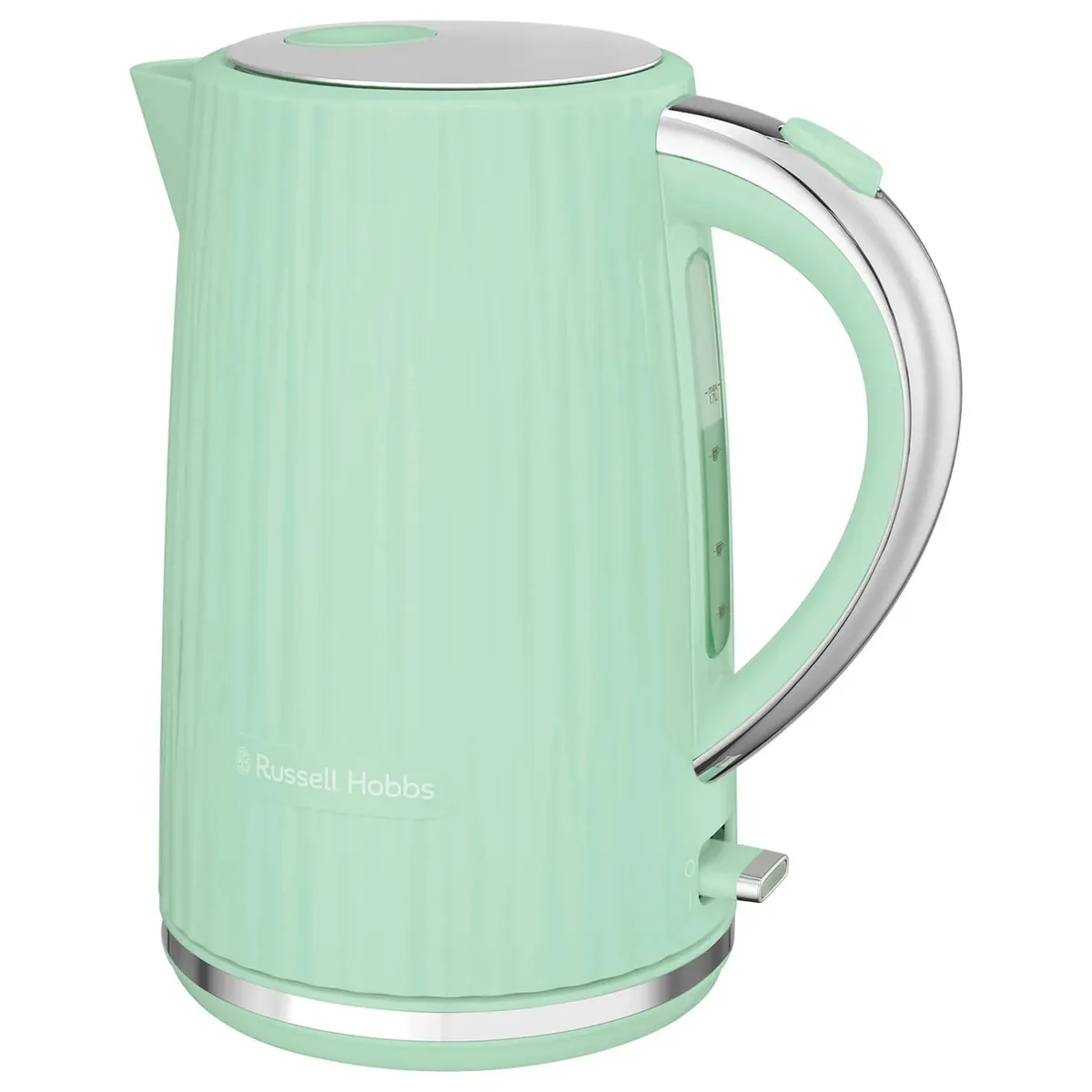 Електричний чайник Russell Hobbs Eden, 1.7 л, з нержавіючої сталі та пластику, кольору фісташки.