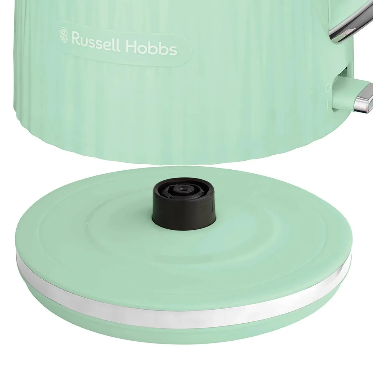 Електричний чайник Russell Hobbs Eden, 1.7 л, з нержавіючої сталі та пластику, кольору фісташки.