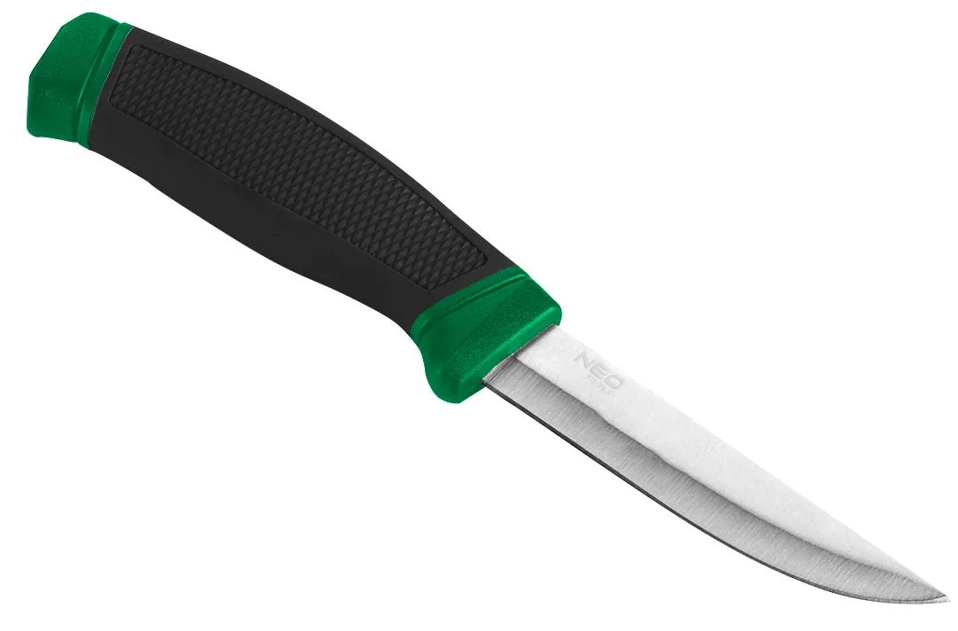 Ніж універсальний Neo Tools 215мм туристичний з лезом 95мм для похідних робіт чохол в комплекті