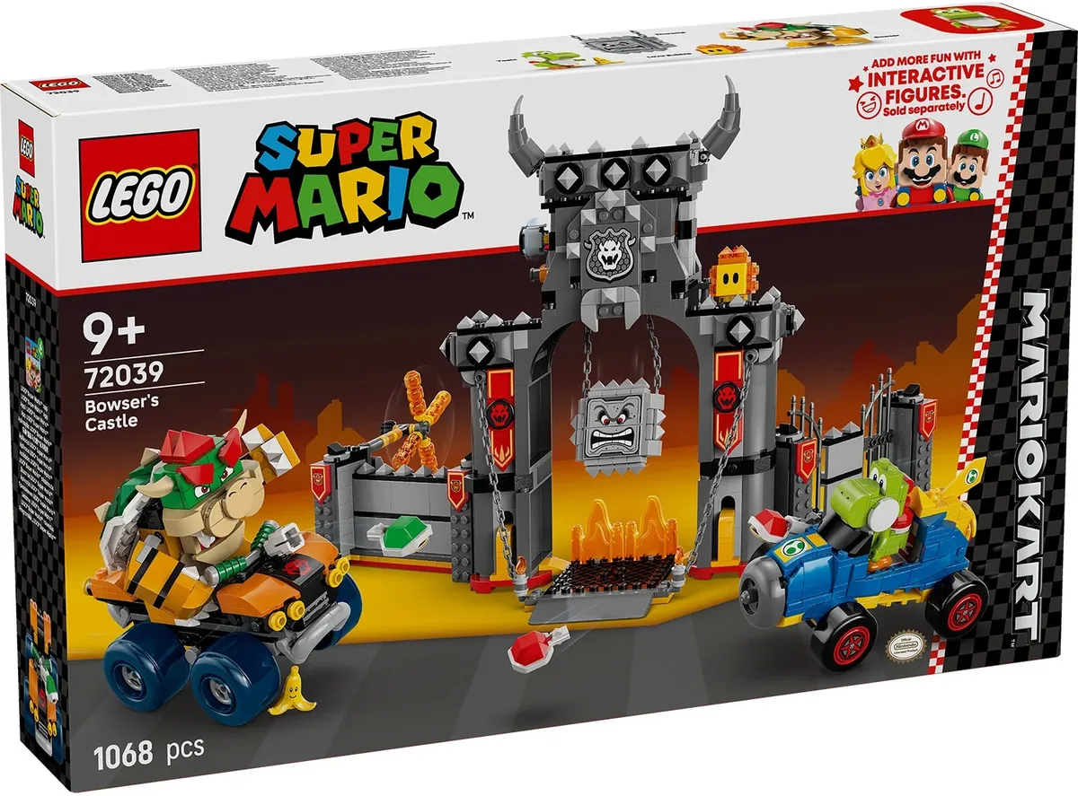 Конструктор LEGO Super Mario Mario Kart – Bowser та його замок