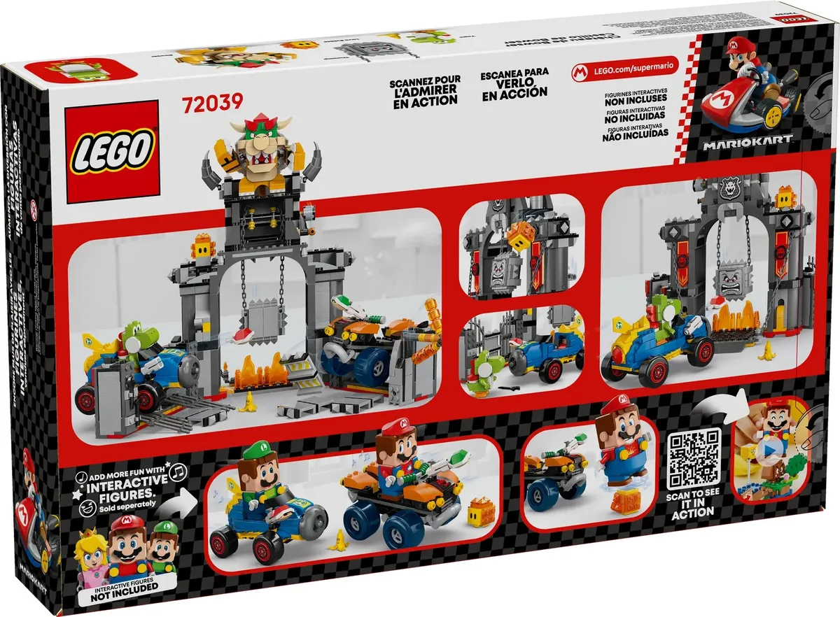 Конструктор LEGO Super Mario Mario Kart – Bowser та його замок