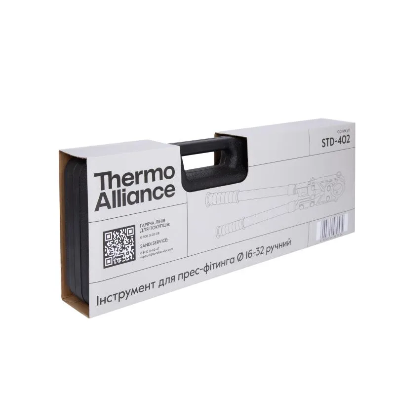 Інструмент для прес-фітинга Thermo Alliance STD-402 ручний 16-32 мм комплект з насадками