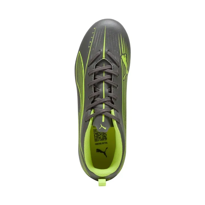 Футбольні бутси PUMA синтетичні 35,5 Matte Aged Silver жовті акценти