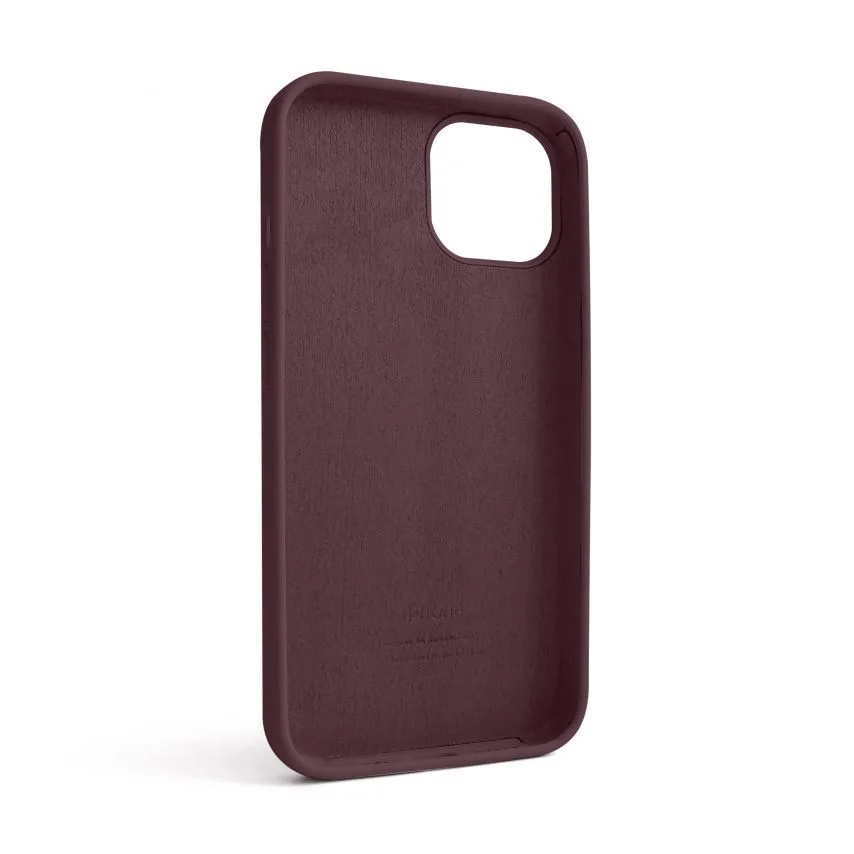 Чохол силіконовий для Apple iPhone 14  бордовий